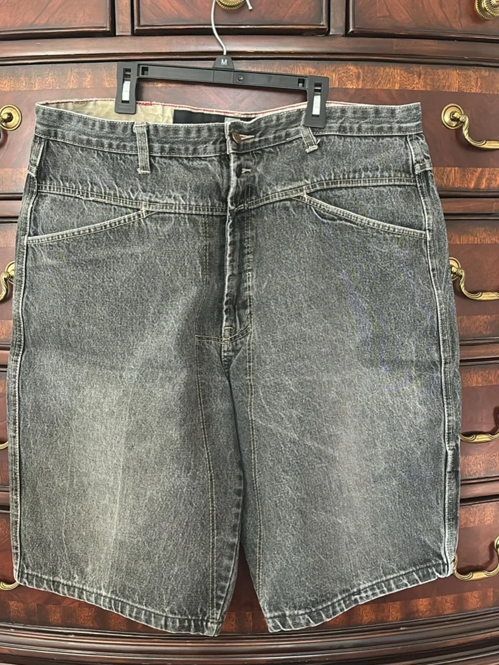 Vintage Le Jean De Marithe Francois Girbaud Baggy Y2K Jorts Shorts Mens W38